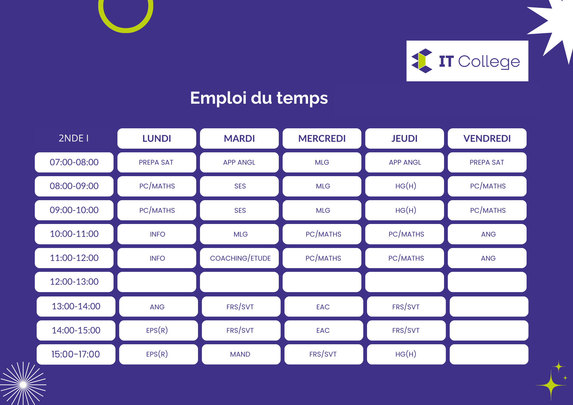 Seconde 1